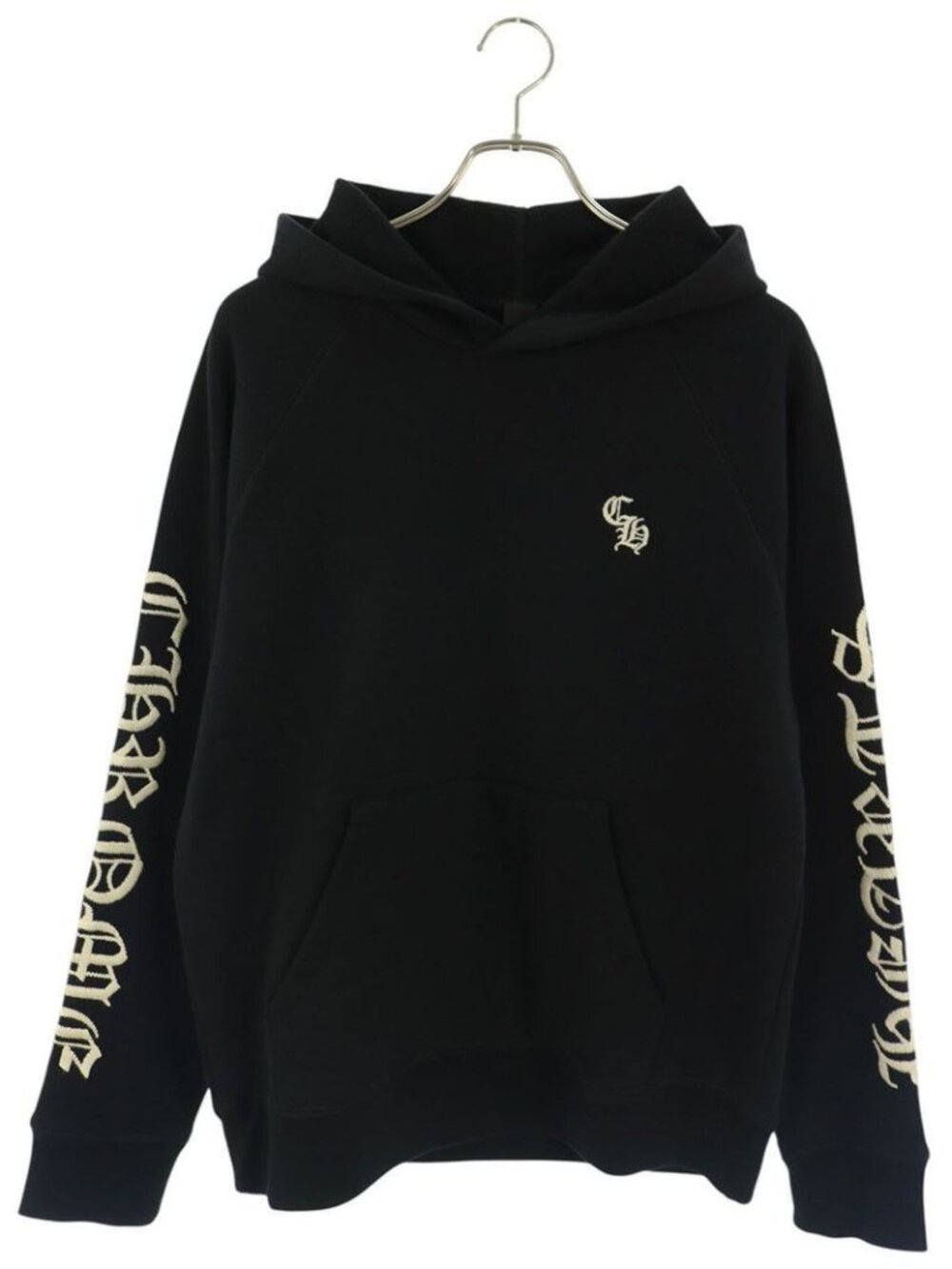 Chrome Hearts Slo Ride CH Embroidery Pullover Hoodie